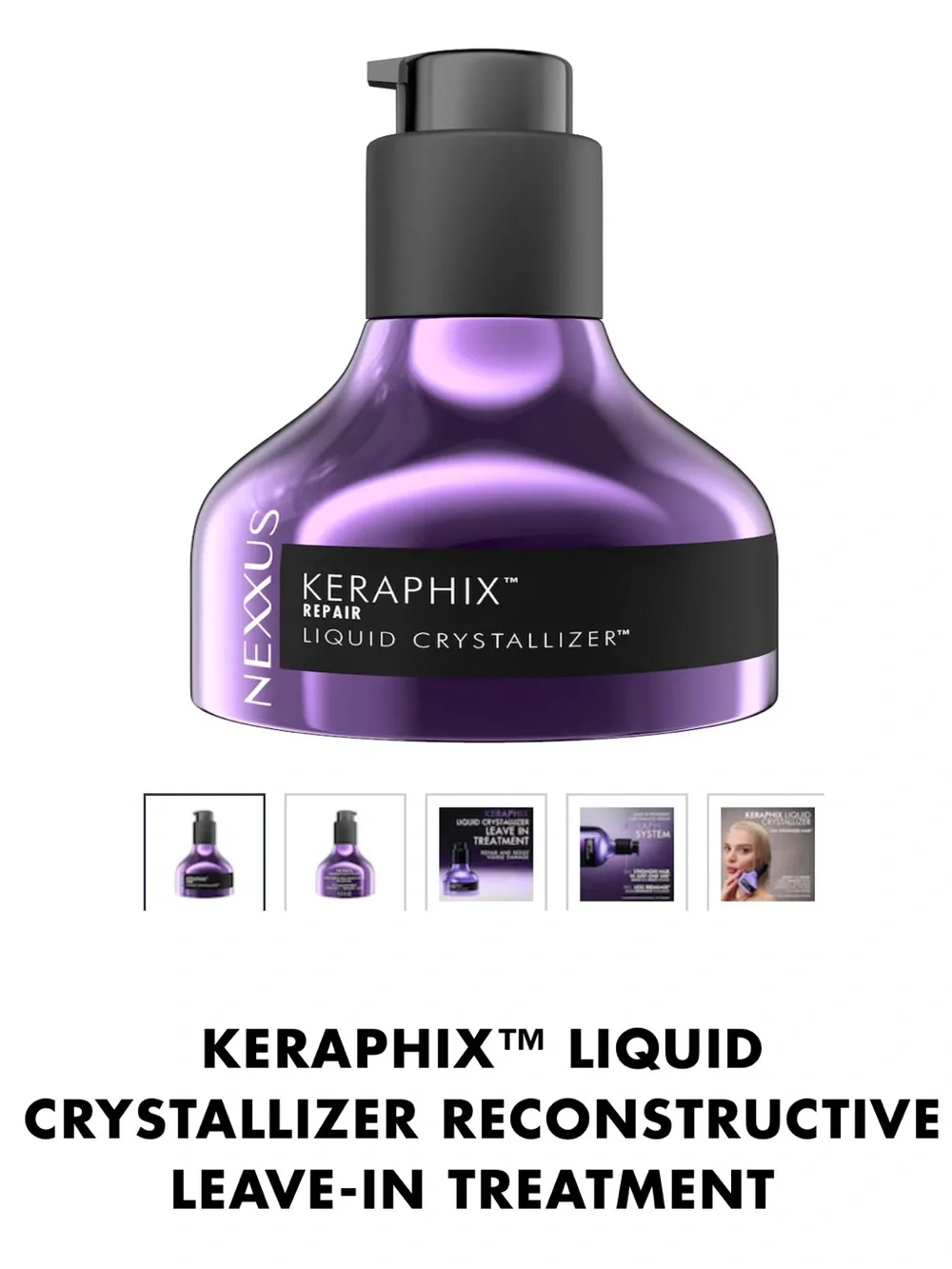 Nexxus Keraphix Liquid Crystallizer - Hair Repair Treatment